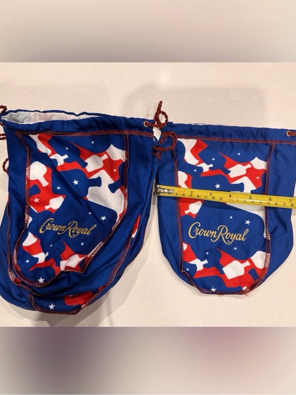 10 Limited Edition Red White & Blue Crown Royal Bags - Picture 5 of 5